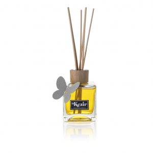 Katmandu 250 ml con decoro Arti e Mestieri Farfalla, fragranza d'ambiente ambra e neroli.