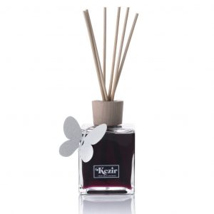 Bourgogne 500ml con decoro Arti e Mestieri Farfalla, diffusore per ambiente ispirato ai vini